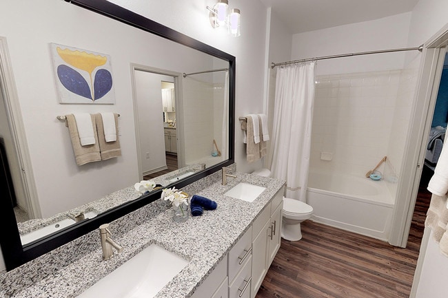 Double vanities available in select homes