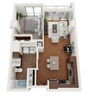Floor Plan L4 | Domain | Apartments in Madison, WI