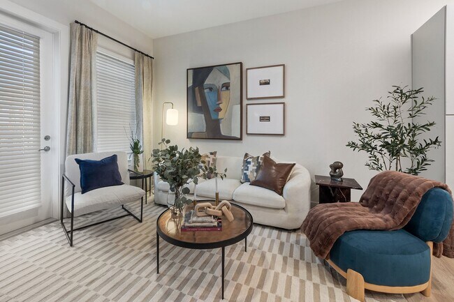 Thoughtfully designed studio, one-,two- and three-bedroom apartments