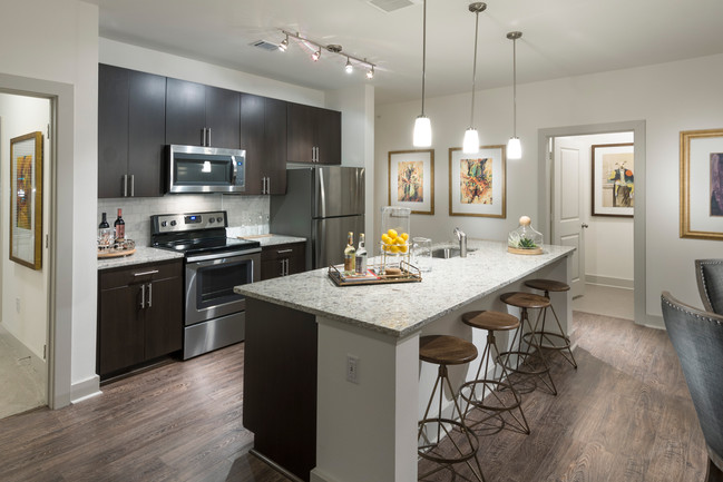 Gourmet chef kitchen with stainless steel appliances - Windsor Lantana Hills Apartments