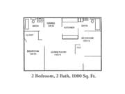 2BR/2BA