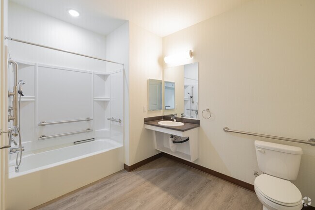 1BR, 1BA - 654SF - Bathroom - The Lyla