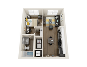 Signature Hartwell Village A1 Floor Plan