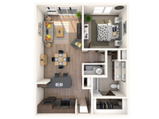 1 Bedroom | 1 Bath | 754 SF