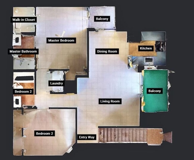 Ground Floor Plan - 7670 Westwood Dr Unit 720