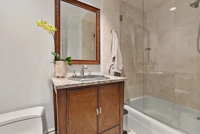 Photo - 1-bedroom, 1-bathroom fully updated residence features elevator access, outdoor space, central A/...