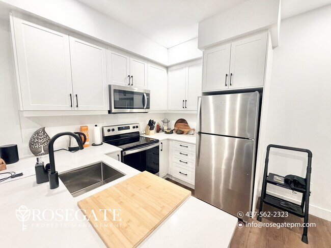 Photo - Modern 1-Bedroom Apartment with Private Balcony & Parking in Kitchener Unit 215