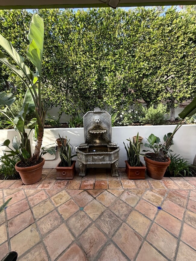 Patio Fountain - 18139 Coastline Dr