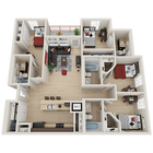 High View 4x4 Standard Floor Plan