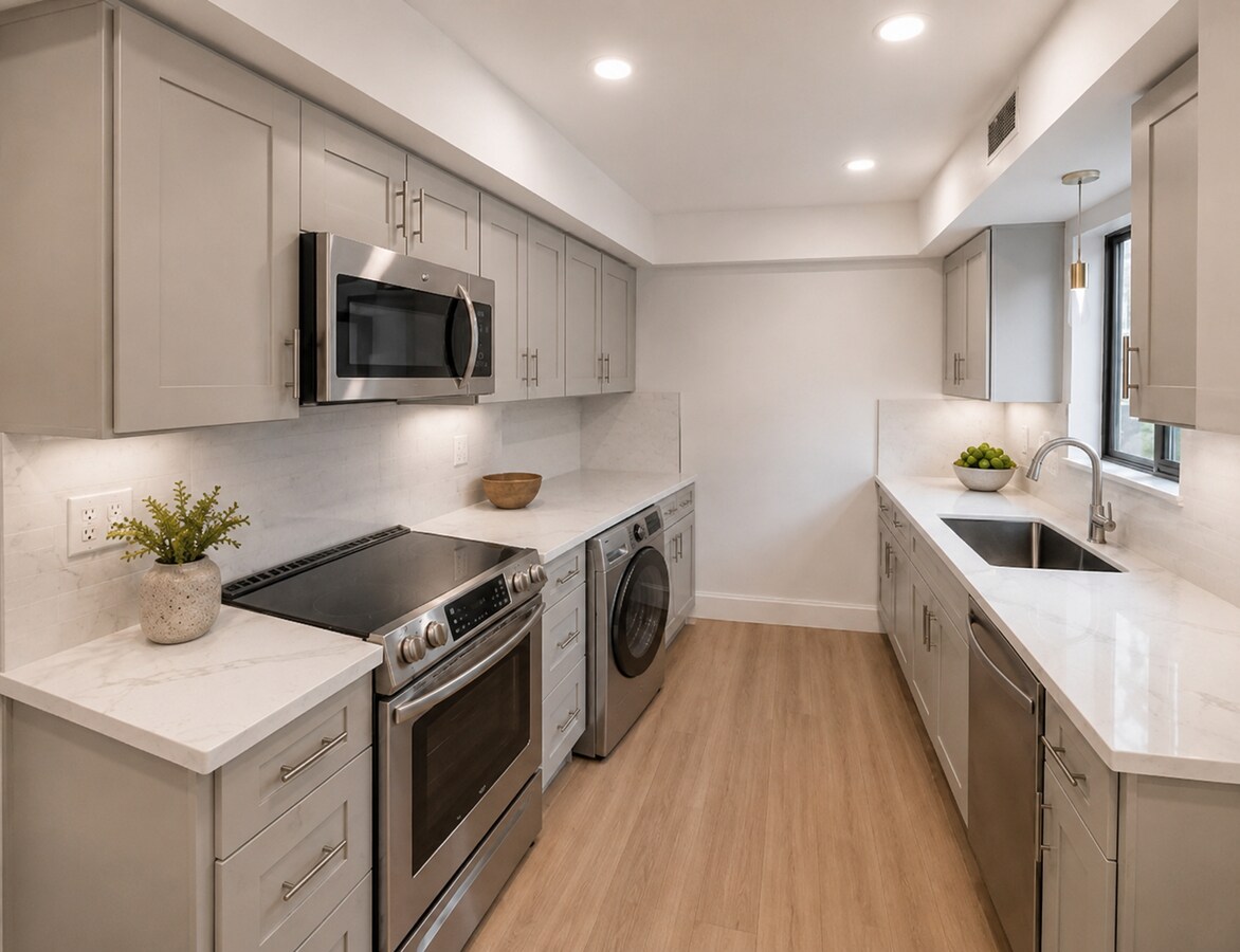 Modern Pet-Friendly 2BR in Washington Square with Parking, Balcony & In-Unit Laundry - Modern Pet-Friendly 2BR in Washington Square with Parking, Balcony & In-Unit Laundry Unit 201