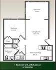 1BR/1BA