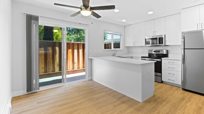 Kitchen with Stainless Steel Appliances