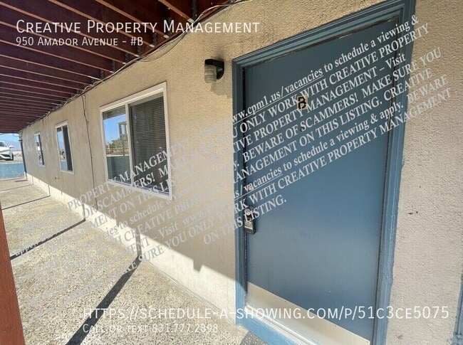950 Amador Ave Unit B