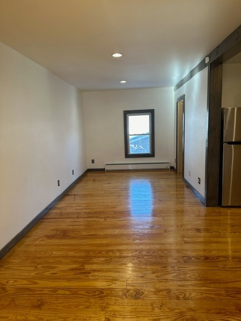living area from bedroom door - 4 Elm St Unit apartment A