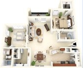 Two Bedroom - Two Bathroom