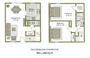 2BR/1.5BA