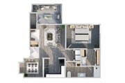 1x1 Floorplan