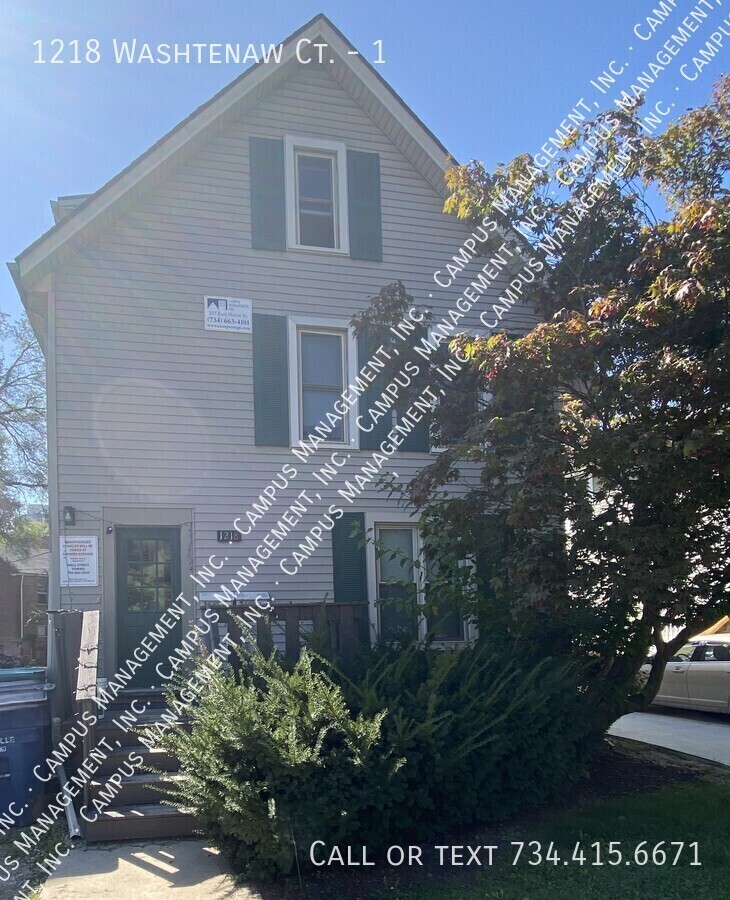 3 BR Adjacent to DIAG and near CCRB - 3 BR Adjacent to DIAG and near CCRB Apartment Unit 1