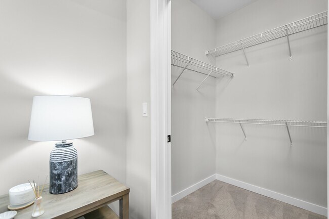 Spacious Walk In Closets