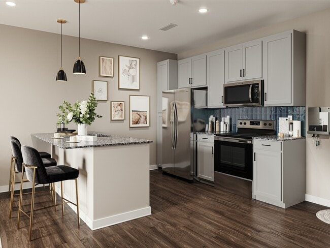 The Patent Elevated Kitchen Rendering