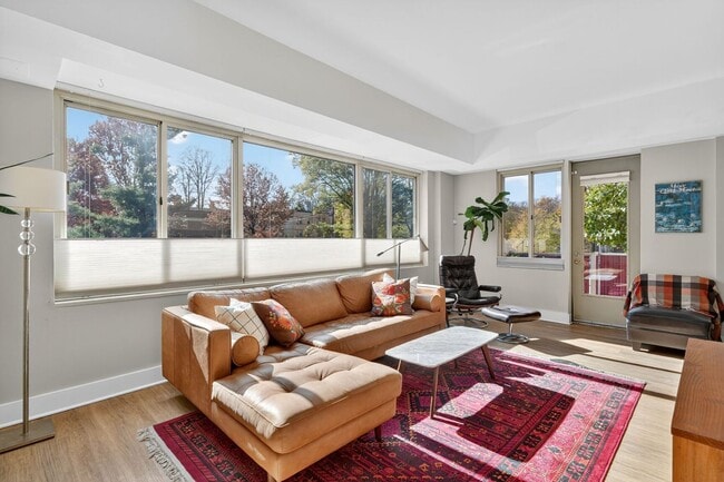 Living Room - 4000 Tunlaw Rd NW Unit 116