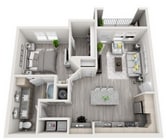 One Bedroom Floor Plan
