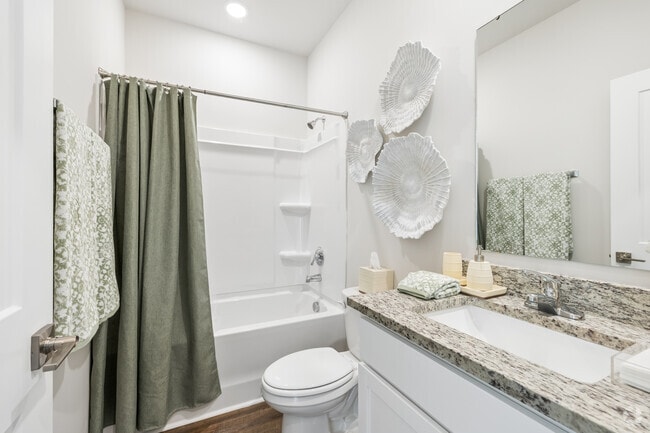 C2 - 3BR, 2BA - 1,455SF - Second Bathroom