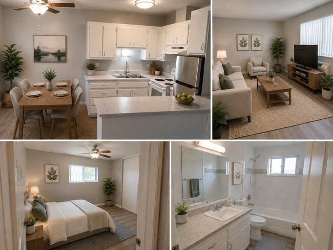 Example of 2x1 Staged - Pacific Garden Apartments