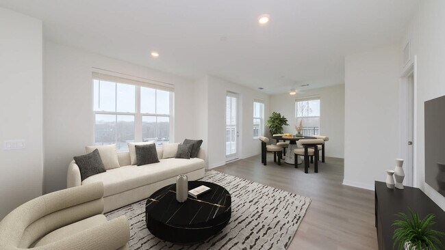 Living Room with Hard Surface Flooring