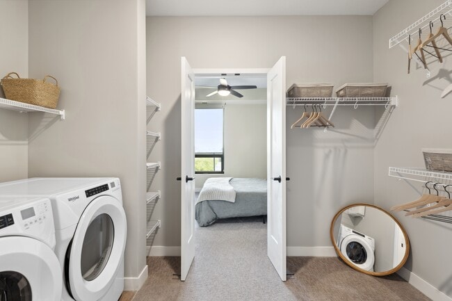 Walk-In Closet with in-unit laundry