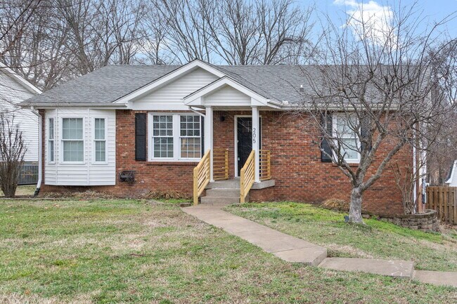 Front exterior - smart lock - 205 Centennial Dr