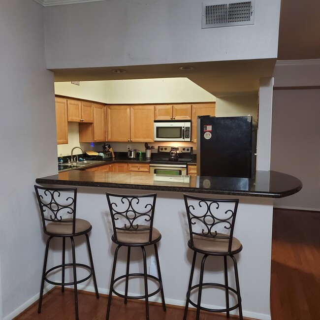 Spacious kitchen and bar area - 2255 Braeswood Park Dr Unidad Condo