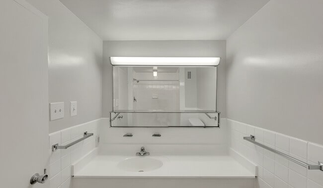 Your bathroom has a large vanity