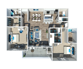 2 Bedroom 2 Bath