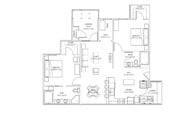 2 bedroom apartment 1,140 sq ft