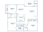 3 Bedroom | 2 Bath | 1327 SF