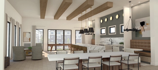 Resident Amenity Kitchen - Broadstone Creekside