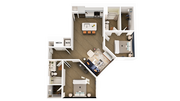 B2-M floor plan Matheson Mill by Broadstone