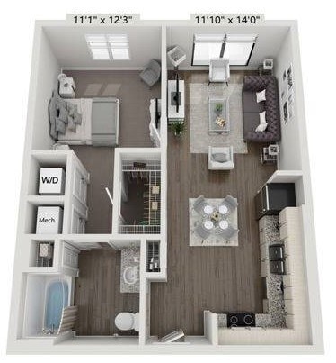 Floor Plan - The Radnor