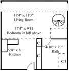 1 Bedroom Loft