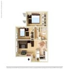 Medium 2 Bed 1 Bath