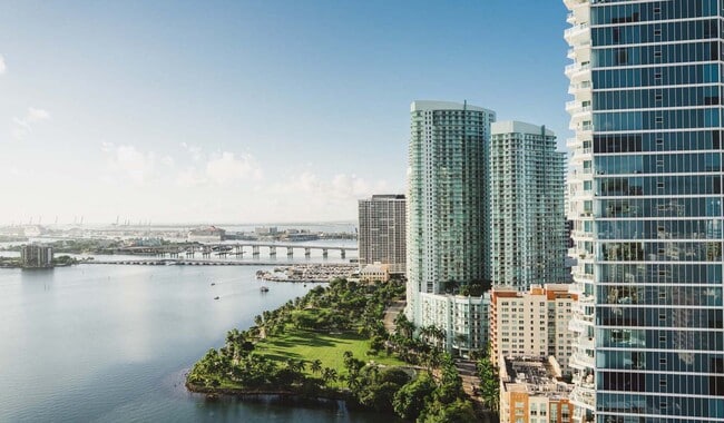 Enjoy stunning views from the rooftop and private balconies