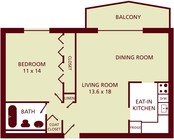 1BR/1BA Deluxe