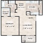 2x2 floor plan