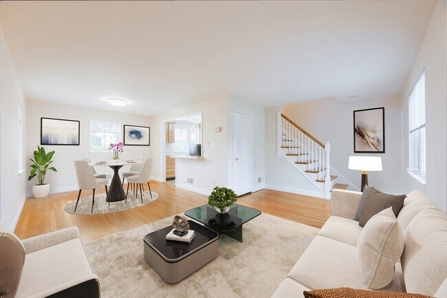 Living room furnished view - 356 Lexington St Unit 356