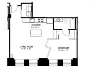 1BR/1BA