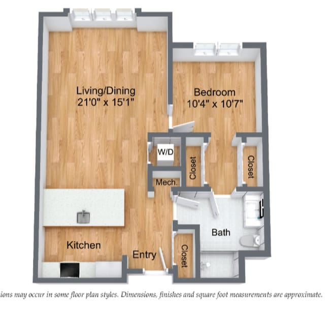 Photo - Spacious 1-bed with Laundry in Unit in Green, Scenic Area