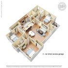 3 Bed 2 Bath 2-car Garage 1470sf