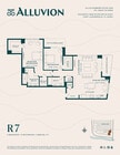 R7 floor plan ALLUVION LAS OLAS