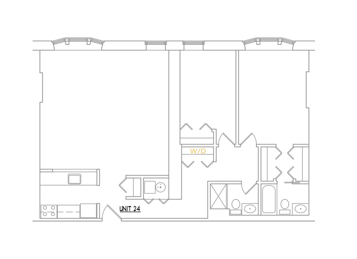 Photo - Gorgeous 2/2 unit!! HUGE, abundant sunshine Unit Apt 26